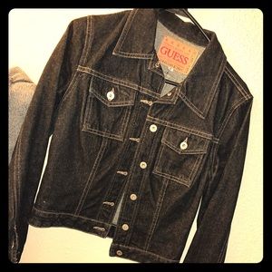 Guess dark denim jacket